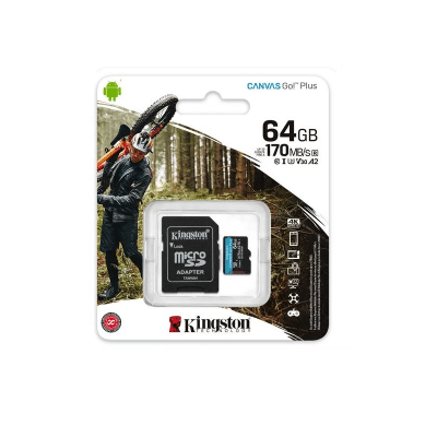 Memoria micro sd 64GB 170mb/s kingston