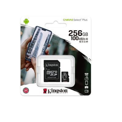 Memoria micro sd 256Gb 100mb/s kingston