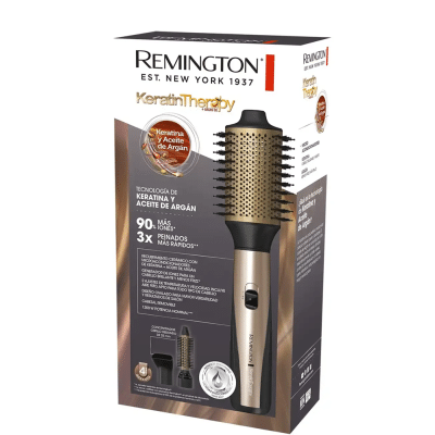 cepillo secador remington keratina